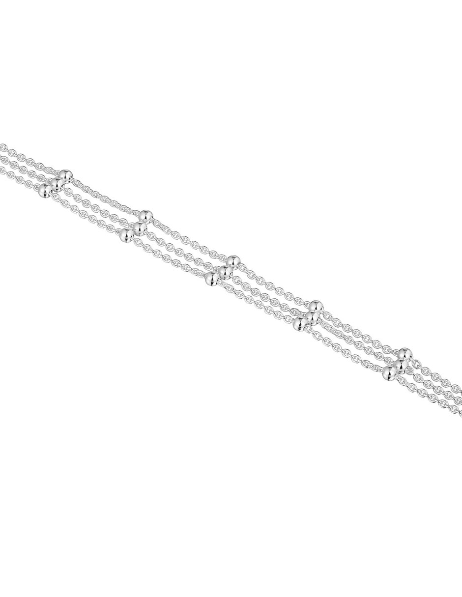 Pulsera Tous de plata P 925 Basic con acabado liso