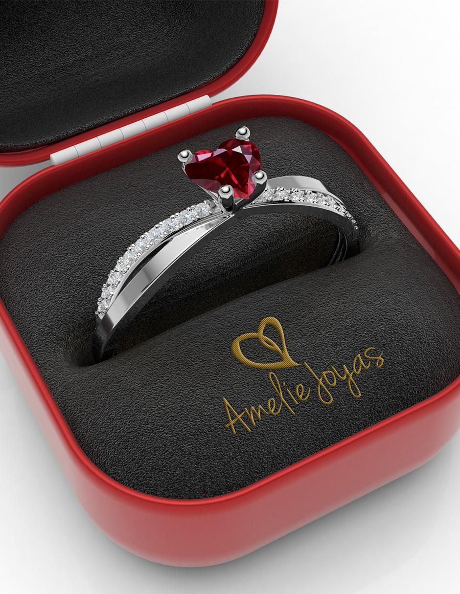 Anillo de compromiso 14 k 2