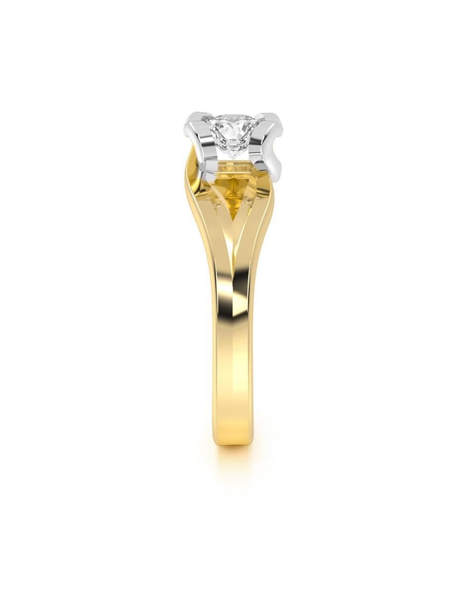 Anillo de compromiso 14 k 6
