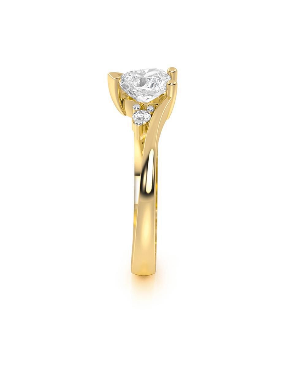 Anillo de compromiso 14 k 6