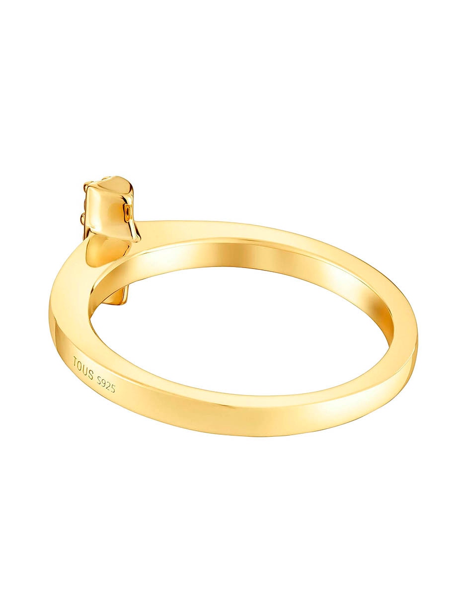 Anillo Tous Basic Colors de plata P 925 rodolita baño de oro