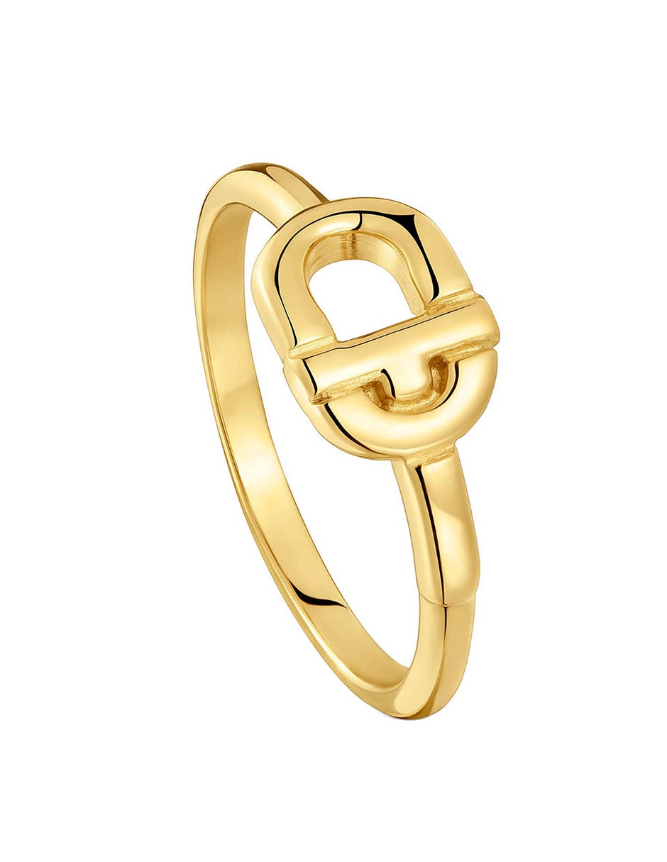 Anillo Tous Manifesto de plata P 925 baño de oro