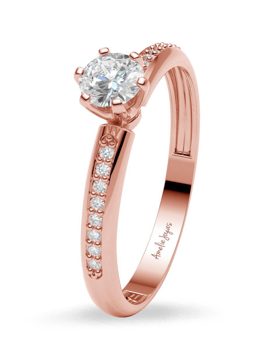 Anillo de compromiso 14 k 3