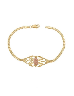 Pulsera de oro 10 K acabado brillante 1