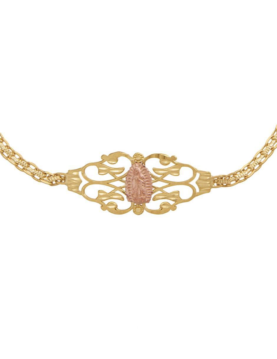 Pulsera de oro 10 K acabado brillante 2