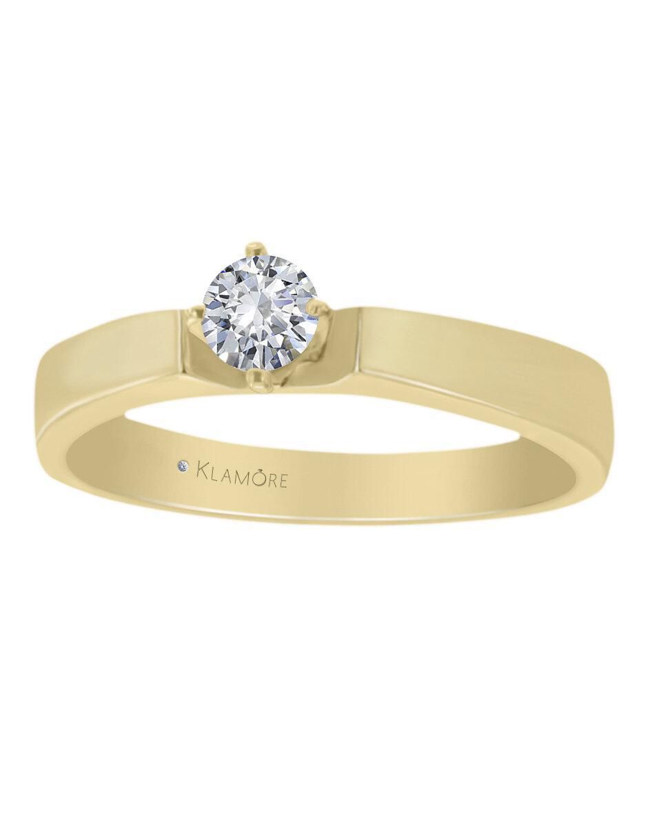 Solitario 14 k Rouse diamante Solitario 14 k Rouse diamante