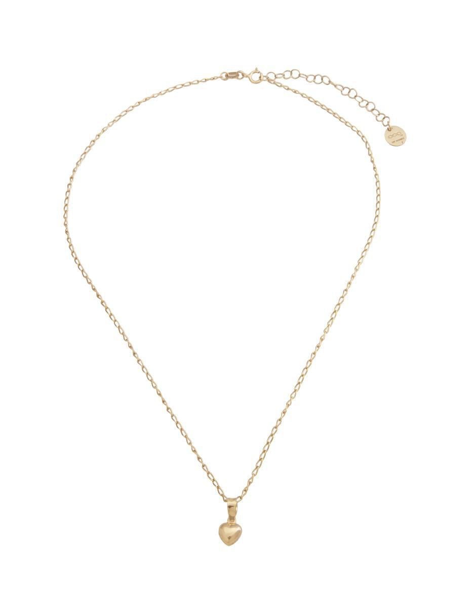 Collar corazón de oro 10 K 3