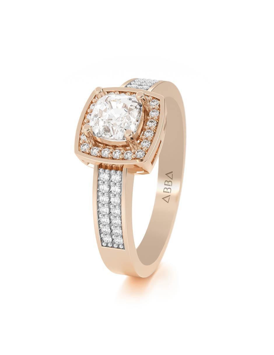 Anillo de compromiso 10 k 2