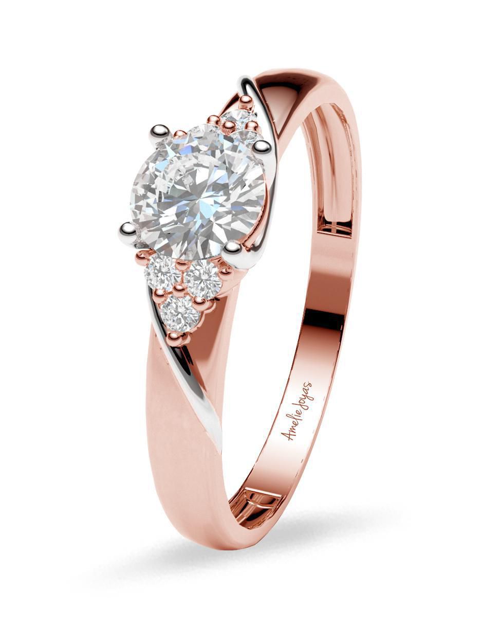 Anillo de compromiso 14 k 3