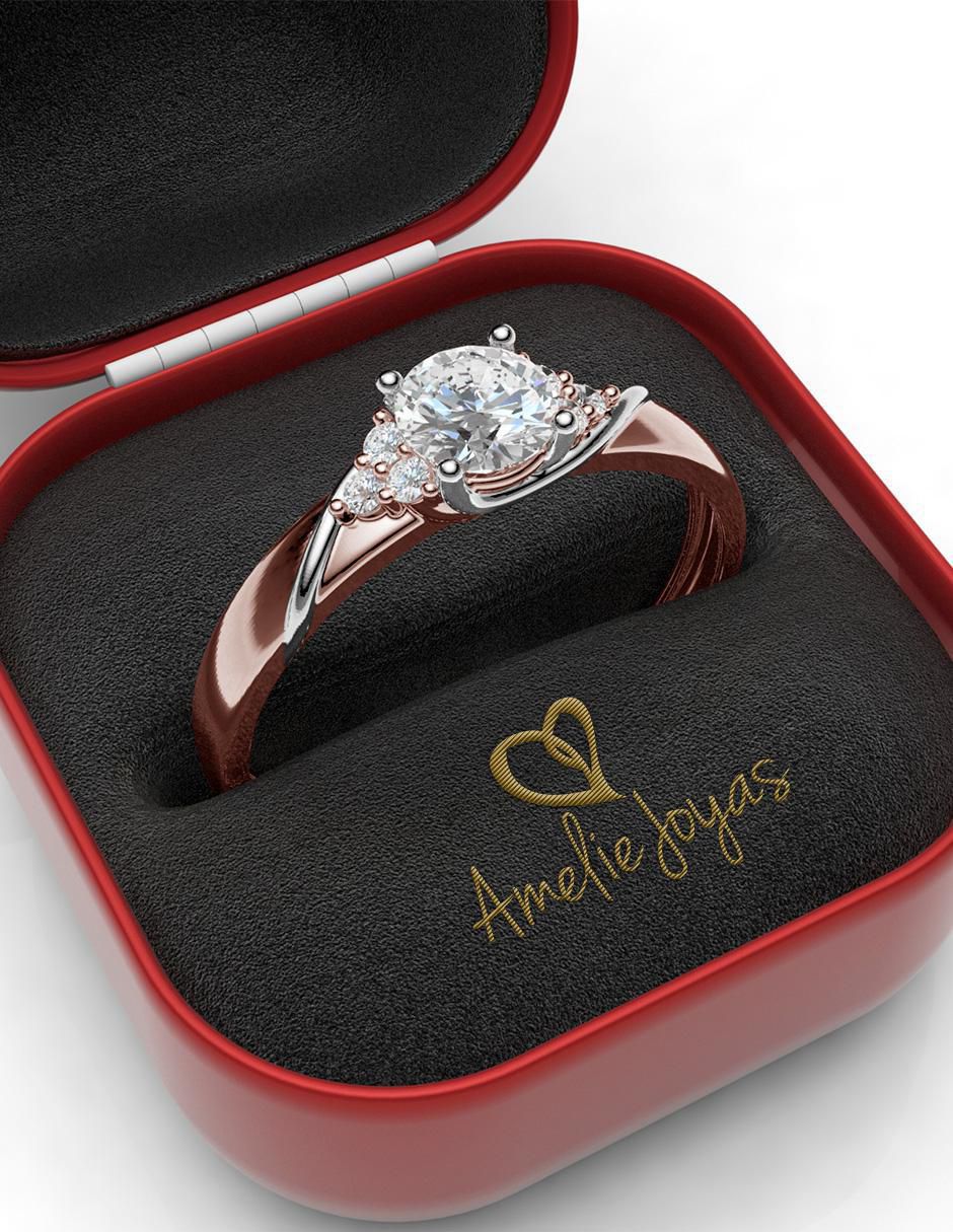 Anillo de compromiso 14 k 2
