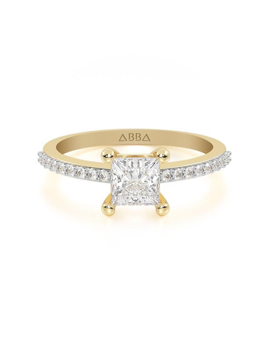 Anillo de compromiso 14 k Anillo de compromiso 14 k