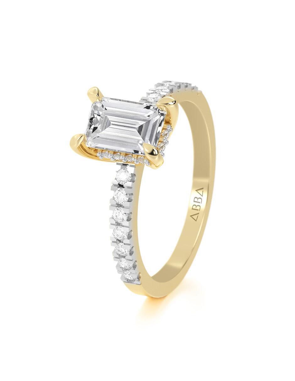 Anillo de compromiso 10 k 6