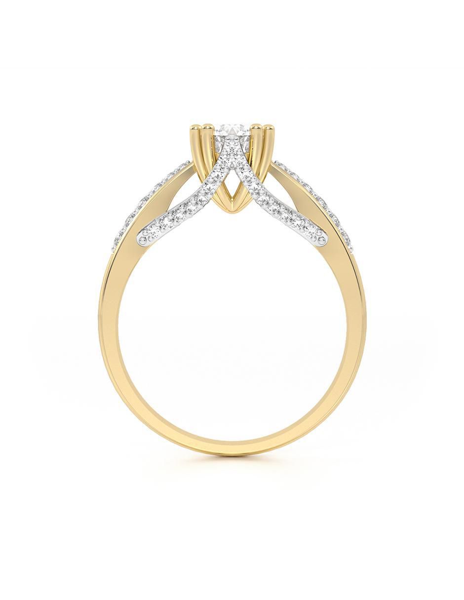 Anillo de compromiso 10 k 5