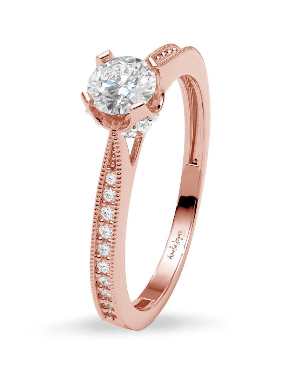 Anillo de compromiso 14 k 4