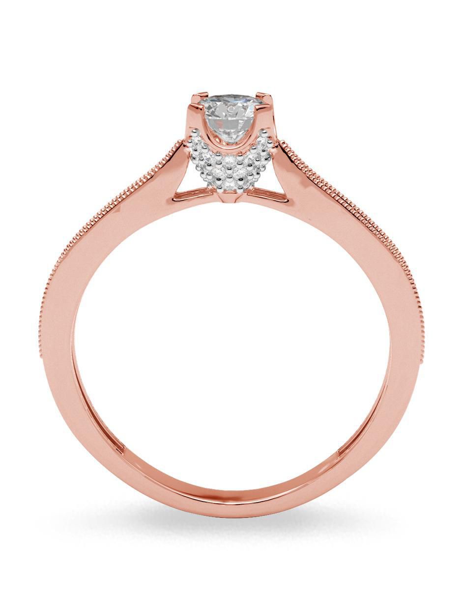 Anillo de compromiso 14 k 3