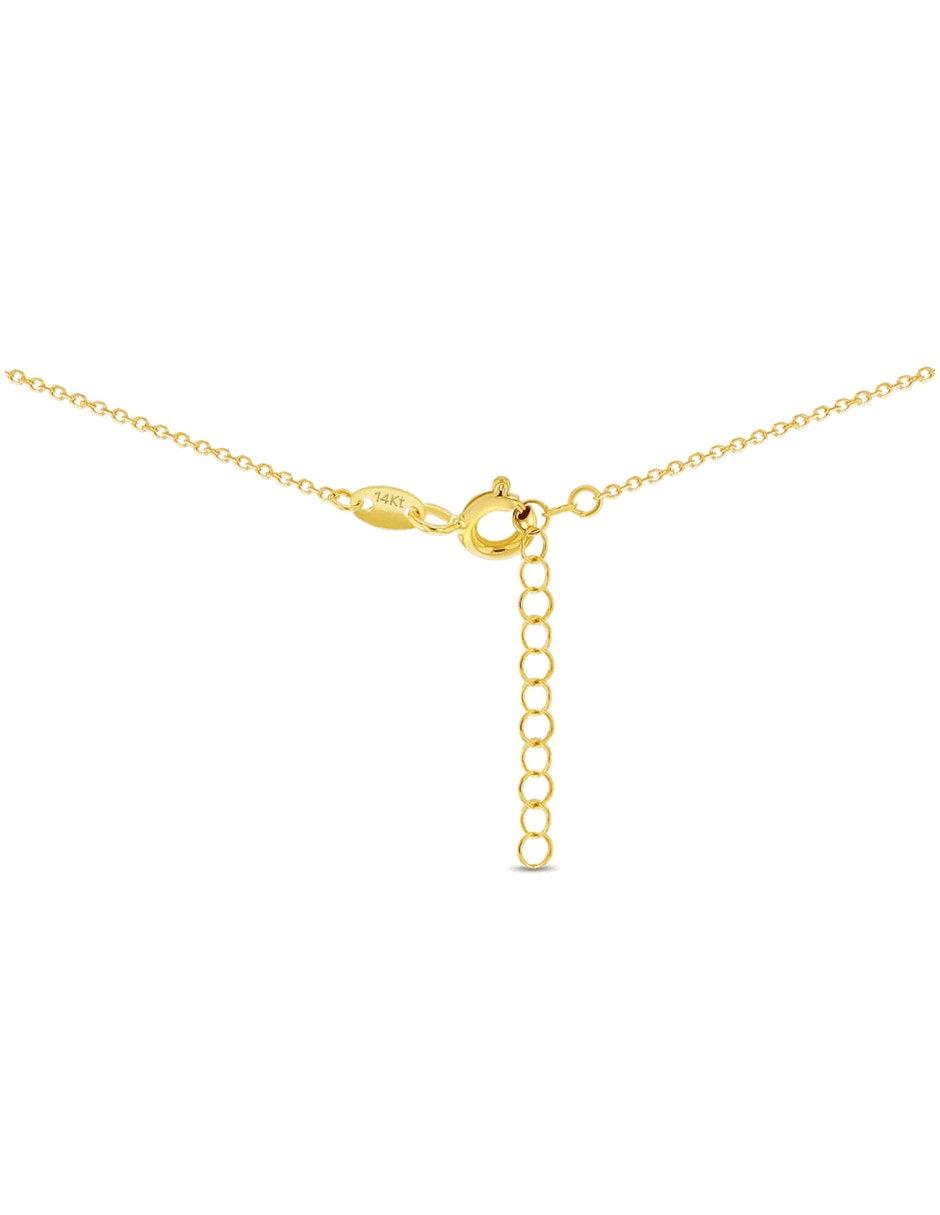 Collar de cruz In Season Jewelry de oro amarillo 14 K