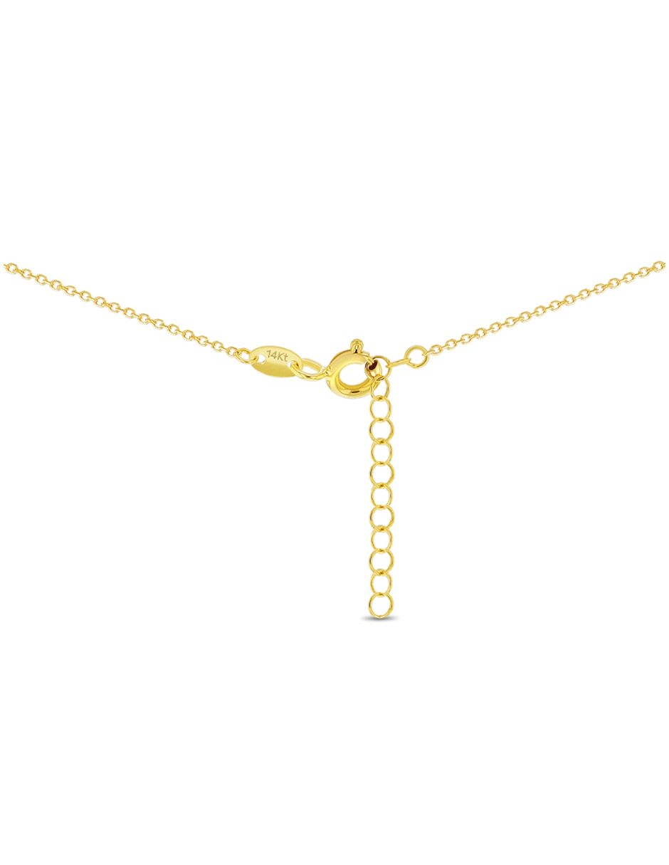 Collar de oro amarillo 14 K 2