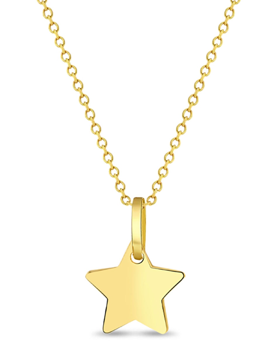 Collar de oro amarillo 14 K Collar de oro amarillo 14 K