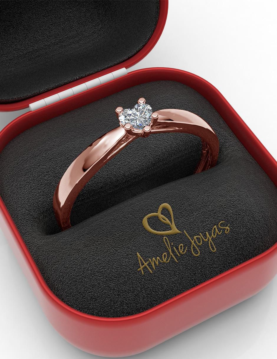 Anillo de compromiso 14 k 2