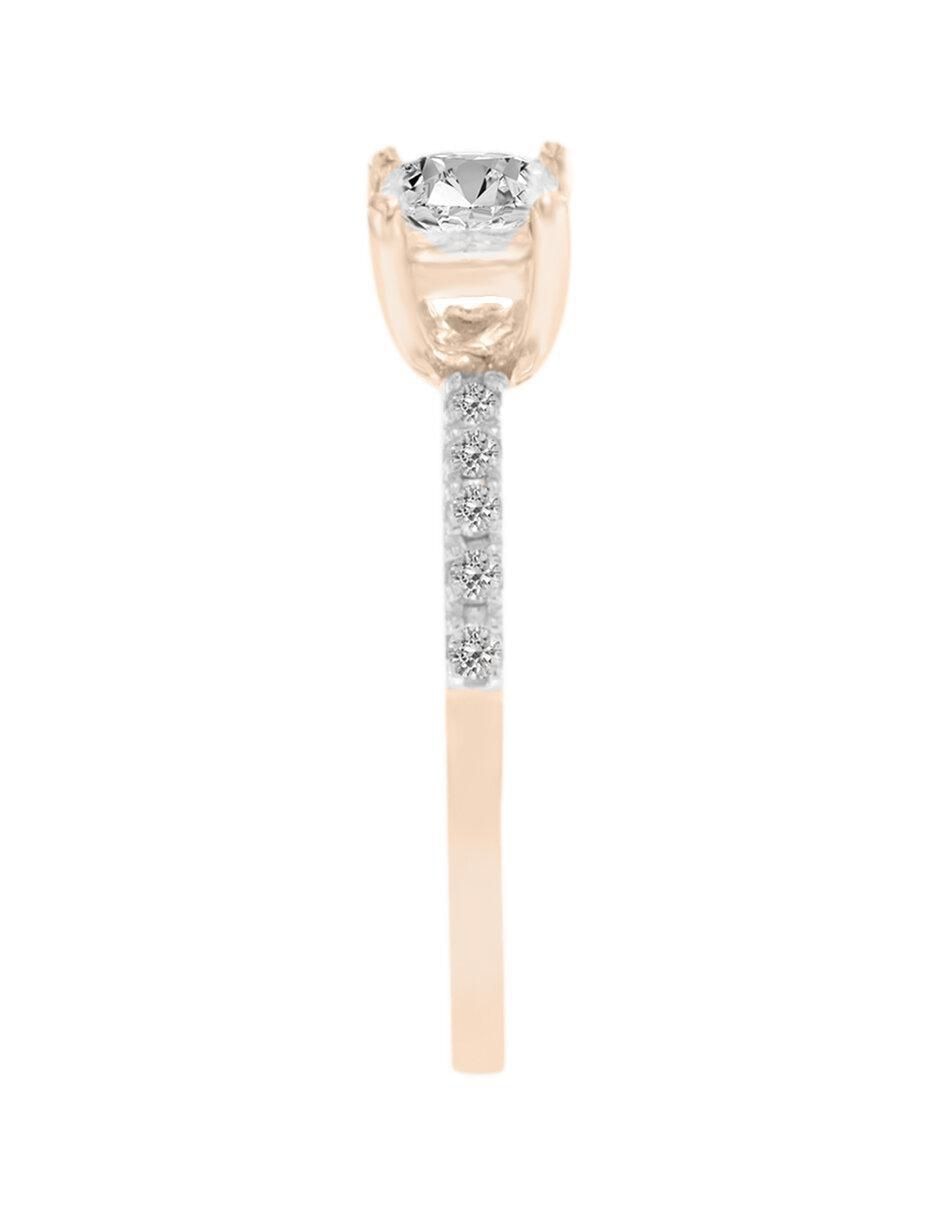 Solitario 14 k Kephi diamante 4