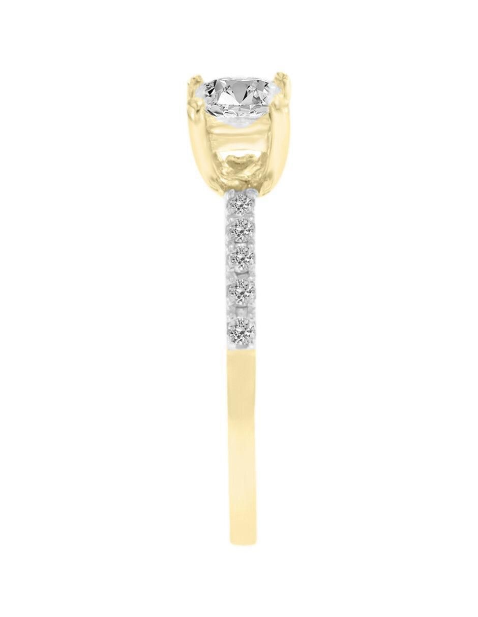 Solitario 14 k Kephi diamante 3