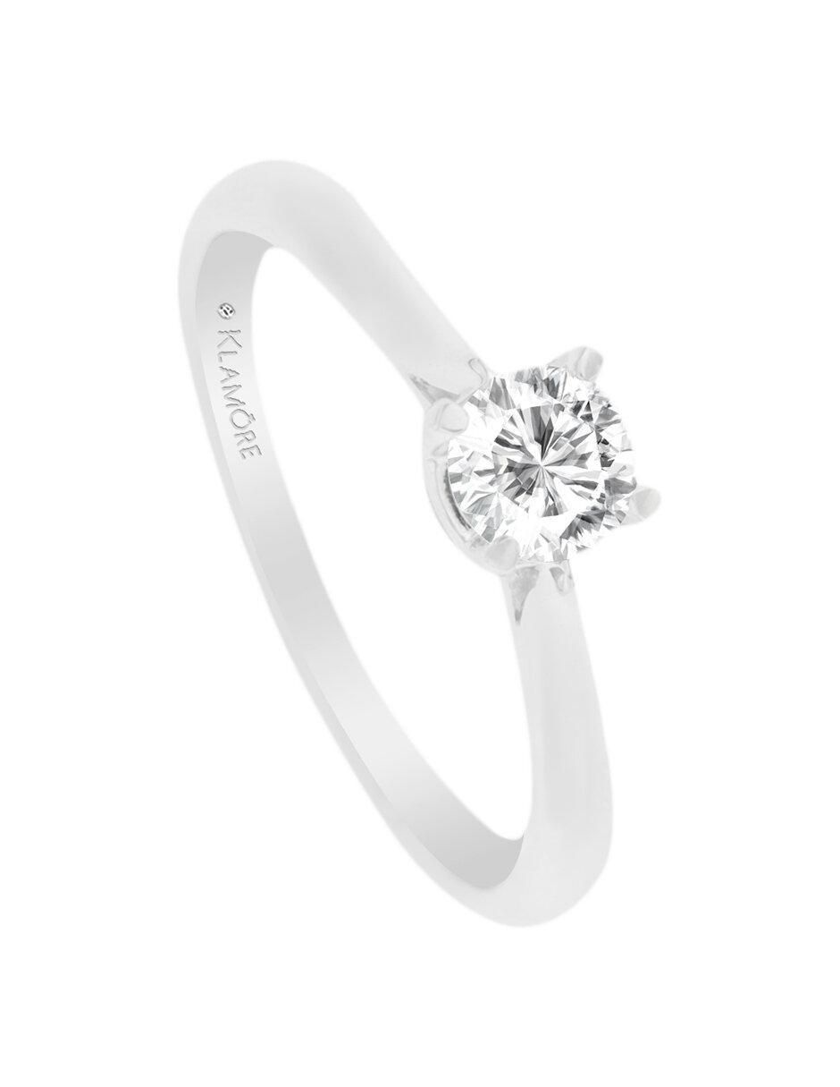 Solitario 14 k Ghalia diamante 3