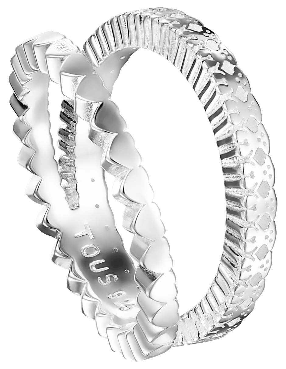Anillo Straight de plata brillante 2