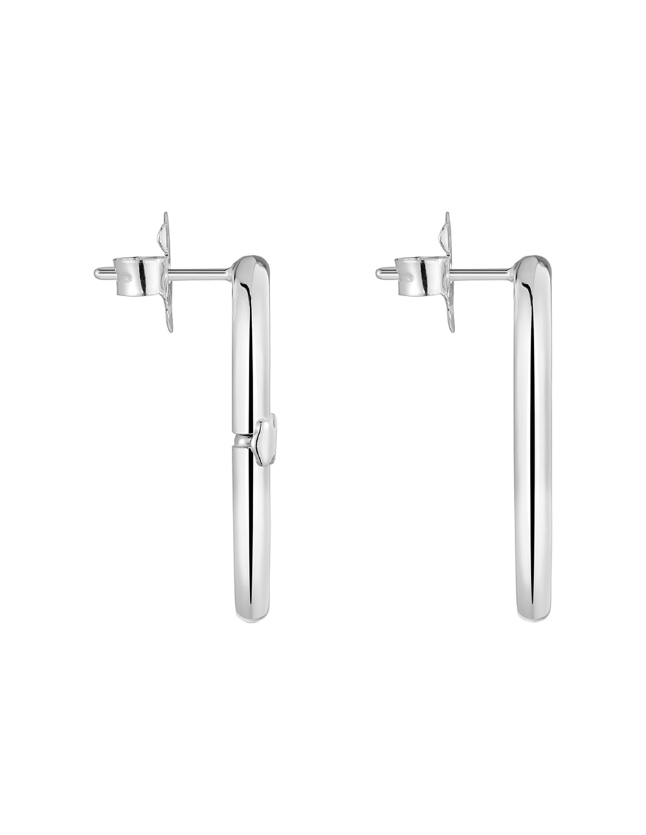 Aretes ovalados Tous Hold Oval de plata P 925 con acabado brillante
