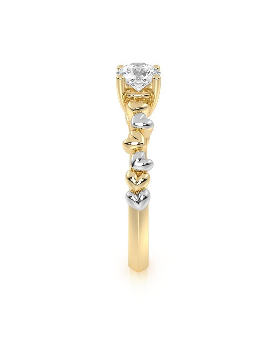 Anillo de compromiso 14 k 6
