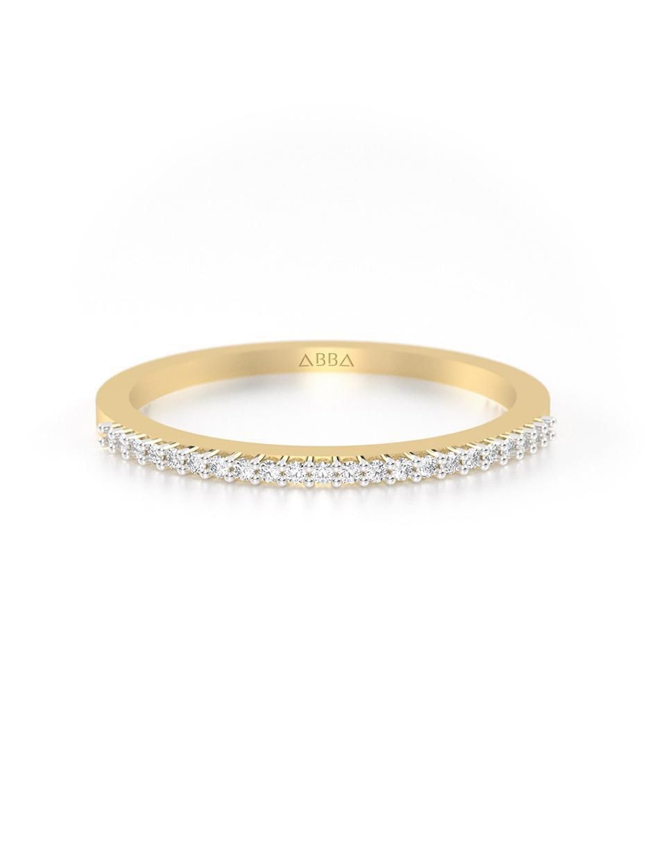 Churumbela de oro 10 k abba joyas zirconia