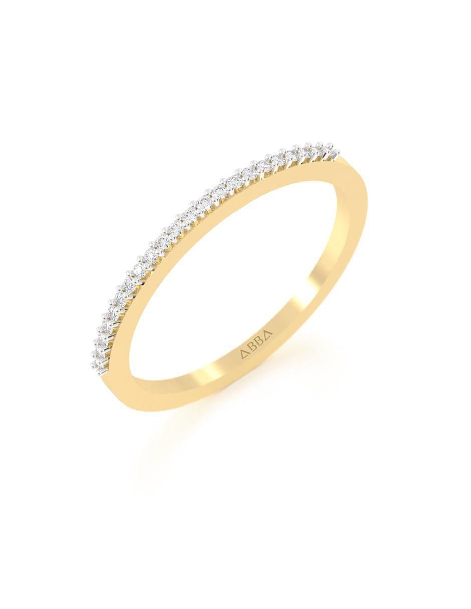 Churumbela de oro 10 k abba joyas zirconia