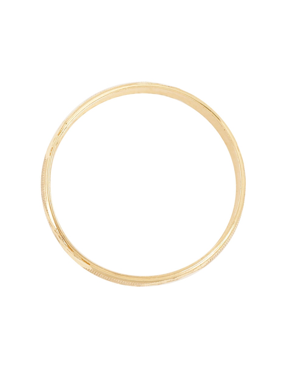 Argolla de oro 14 k D Cadena