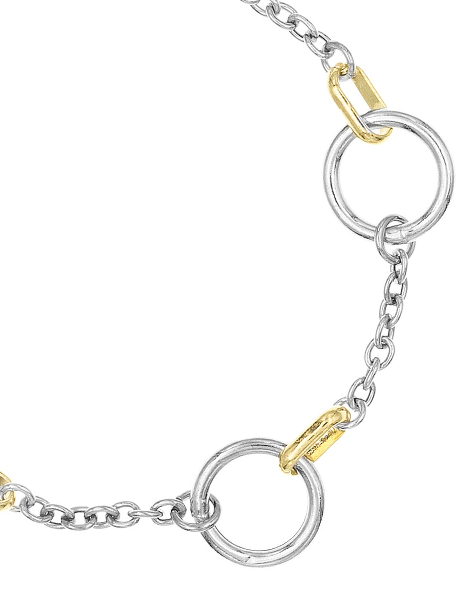 Pulsera de plata P 925 acabado liso 2