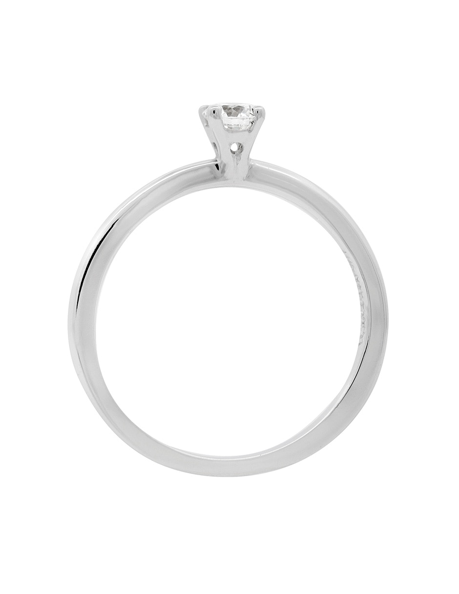 Solitario 14 k diamante 3