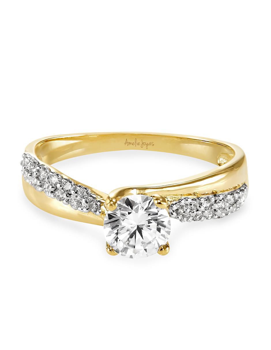 Anillo de compromiso 14 k Anillo de compromiso 14 k