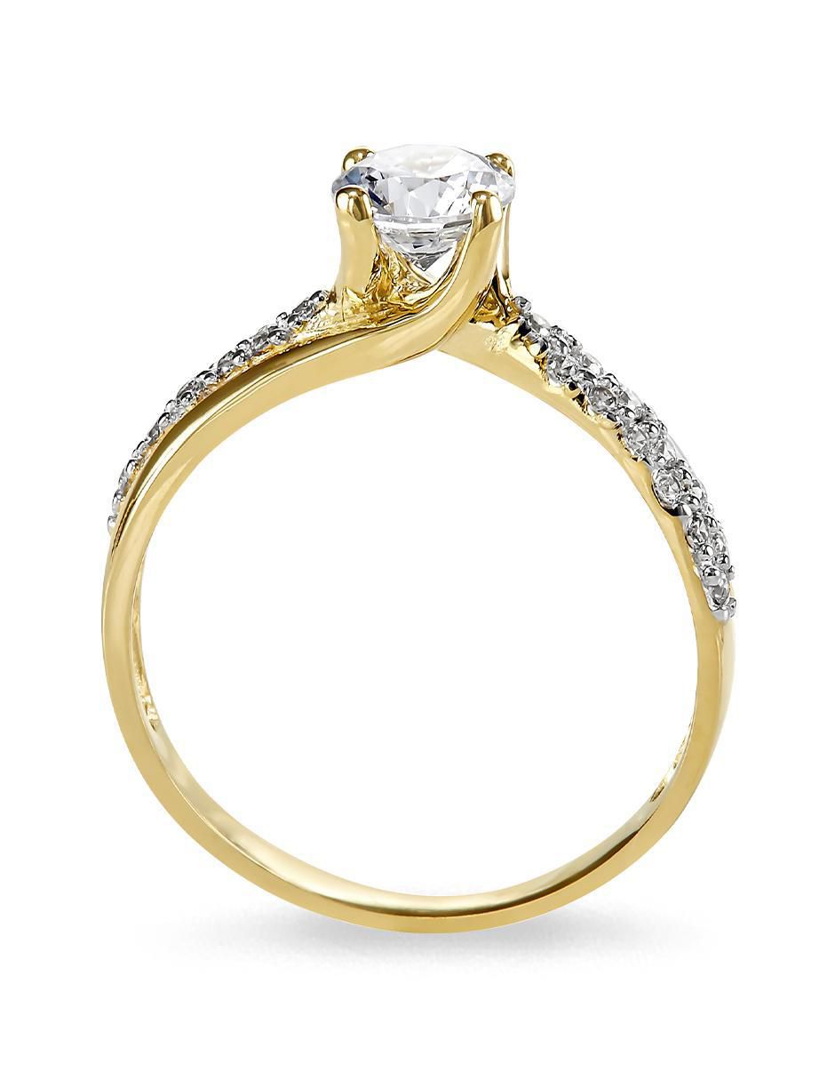 Anillo de compromiso 14 k 3