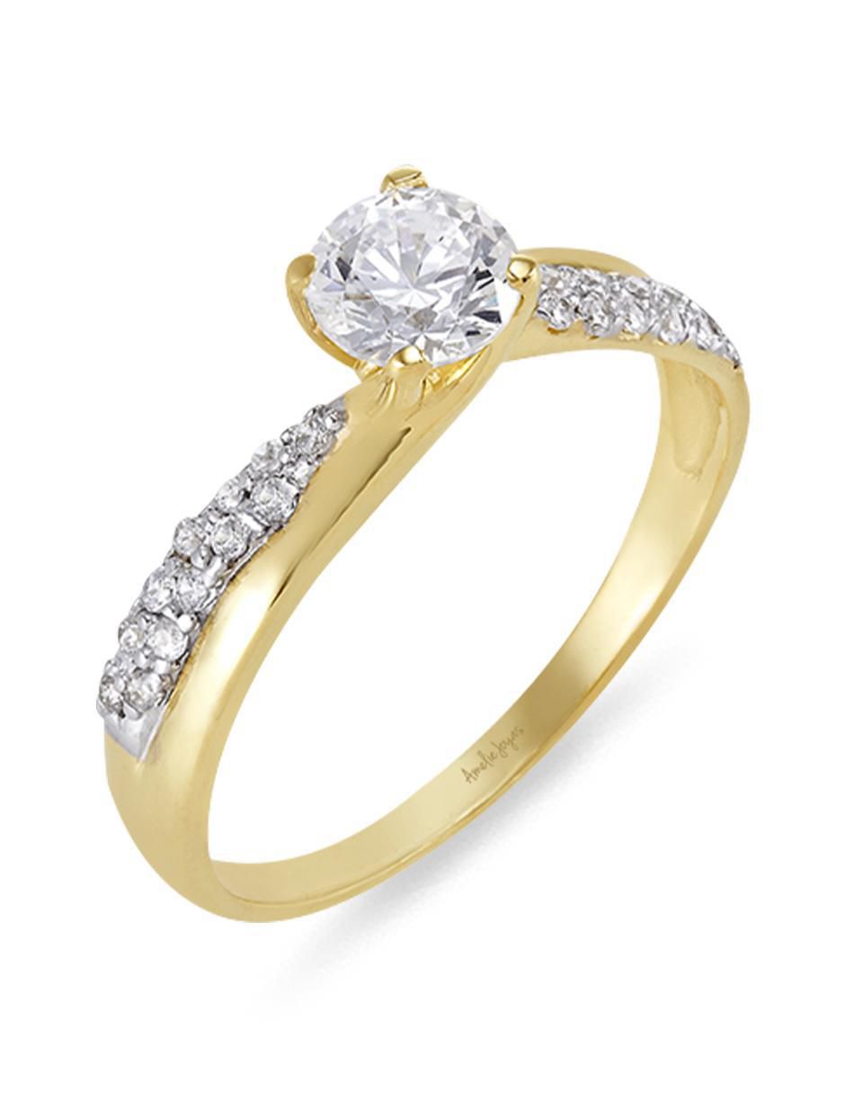 Anillo de compromiso 14 k 4