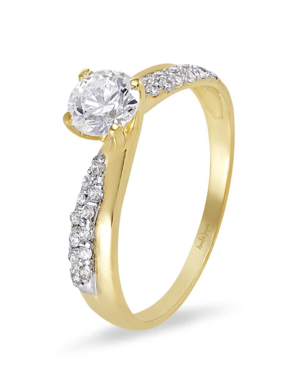 Anillo de compromiso 14 k 2