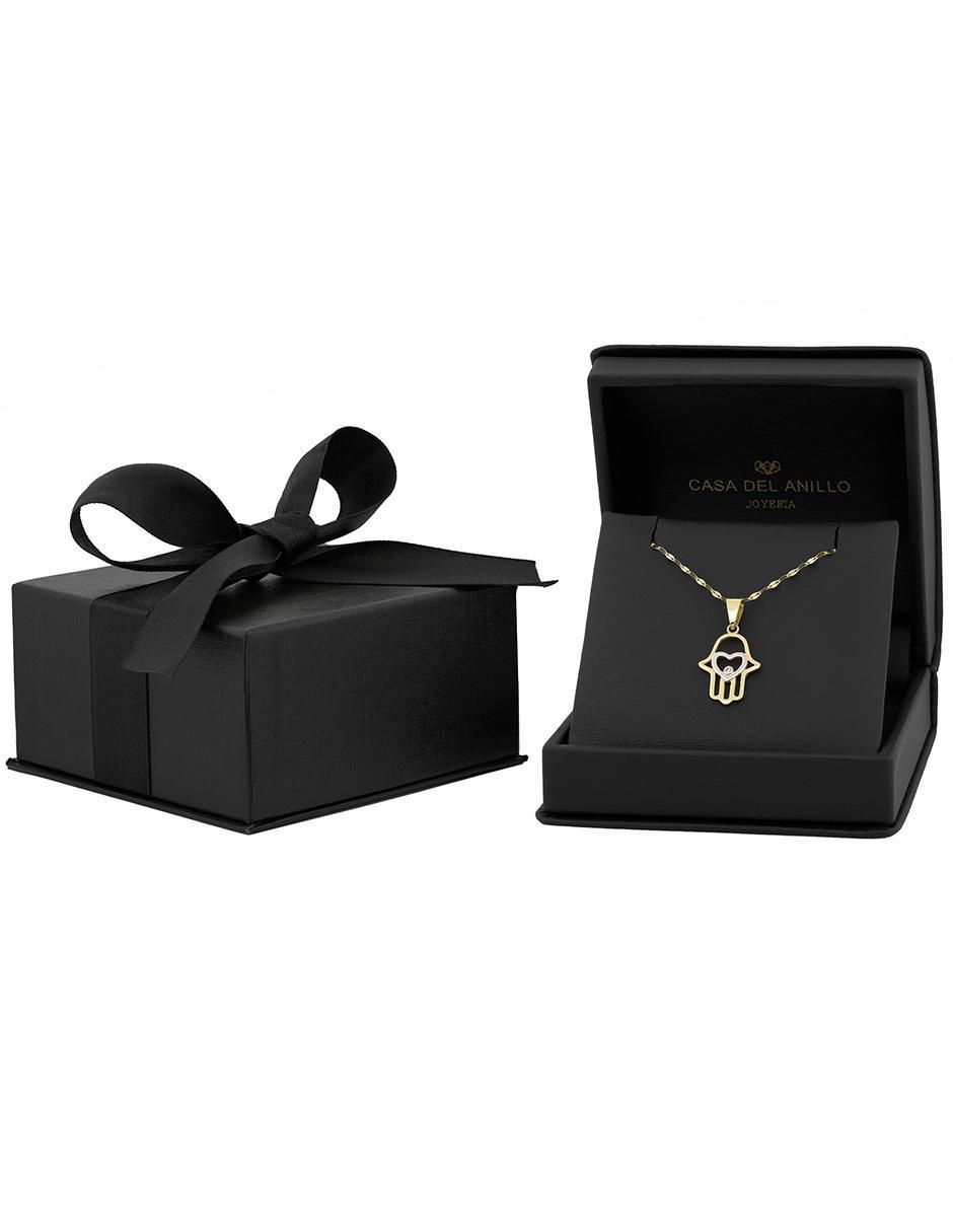 Collar mano de fátima de oro 10 K 4