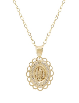Collar de ovalado de oro 14 K 1