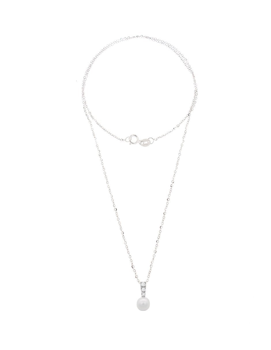 Colgante y dije redondo Valessa de oro 14 K