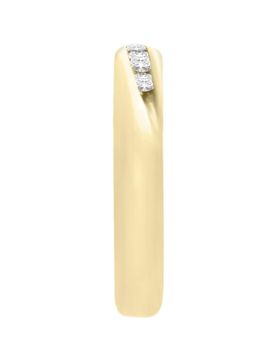 Argolla 14 k Inna diamante 4
