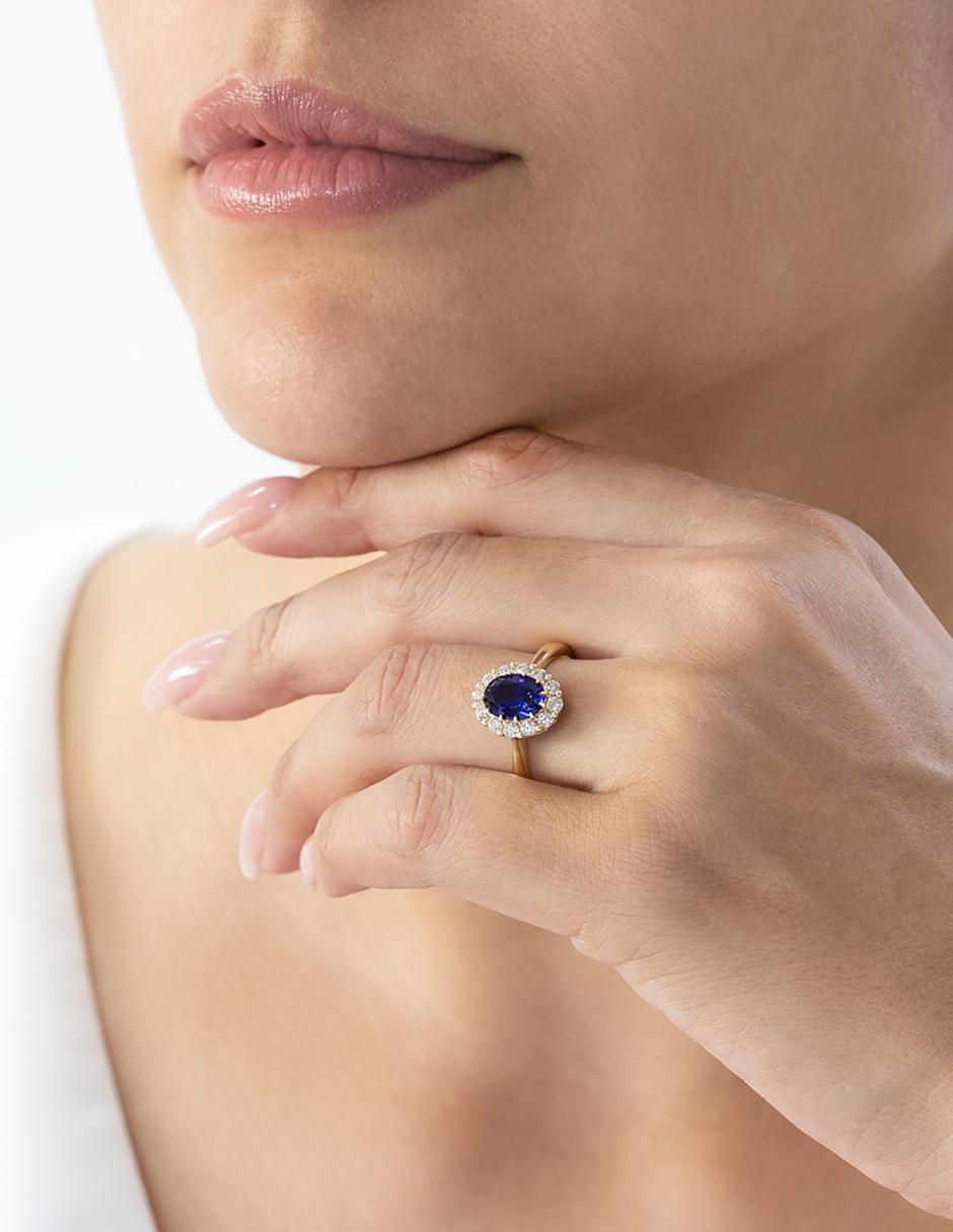 Anillo de compromiso 14 k 4