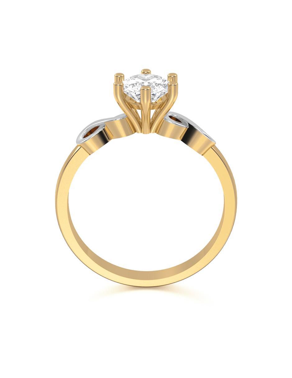Anillo de compromiso 10 k 5