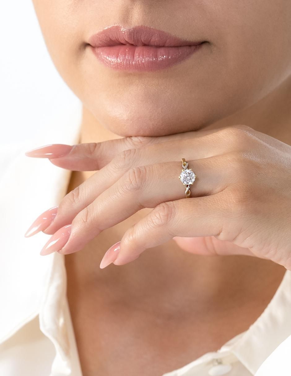 Anillo de compromiso 10 k 4