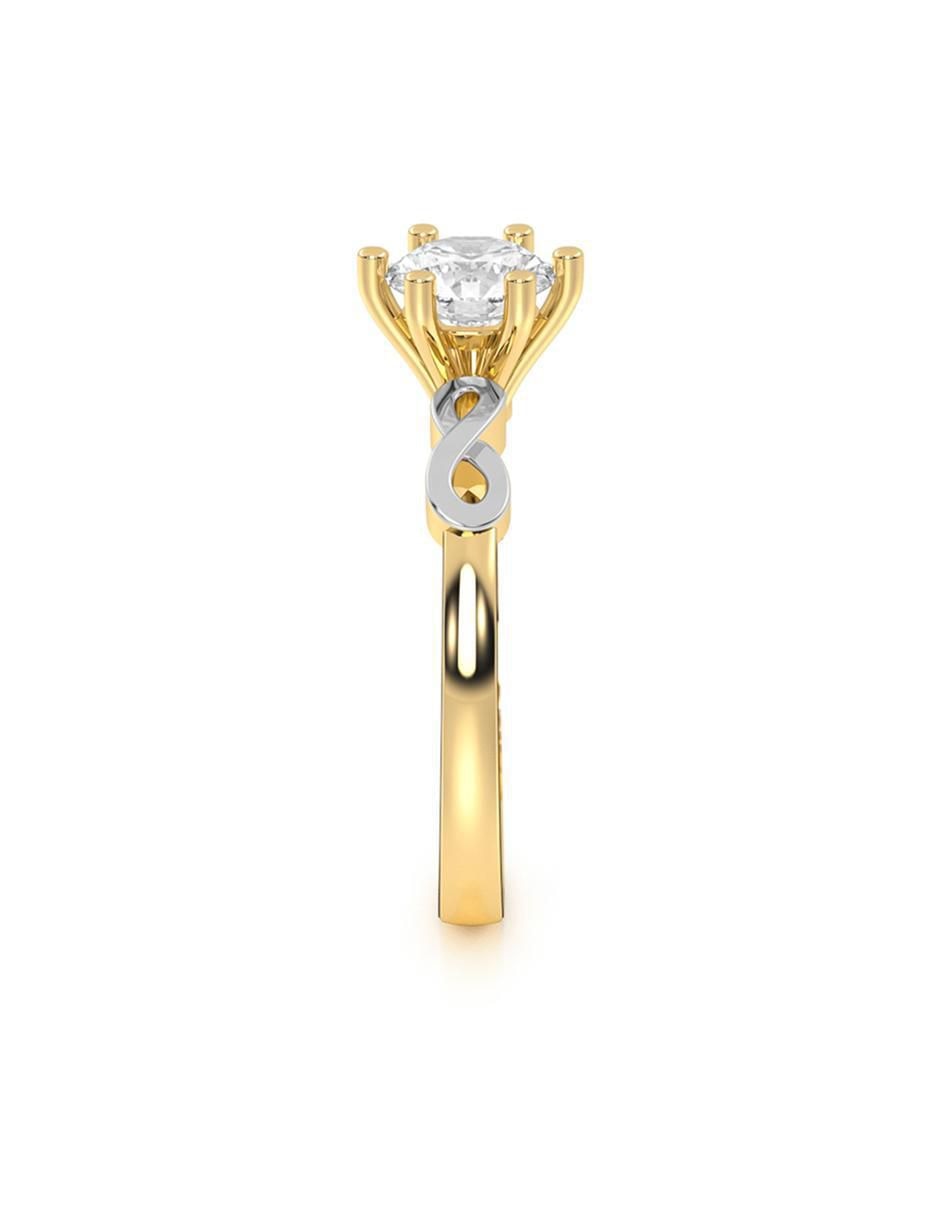 Anillo de compromiso 14 k 6