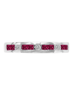 Churumbela 14 k Fascinare Mare rubí y diamante