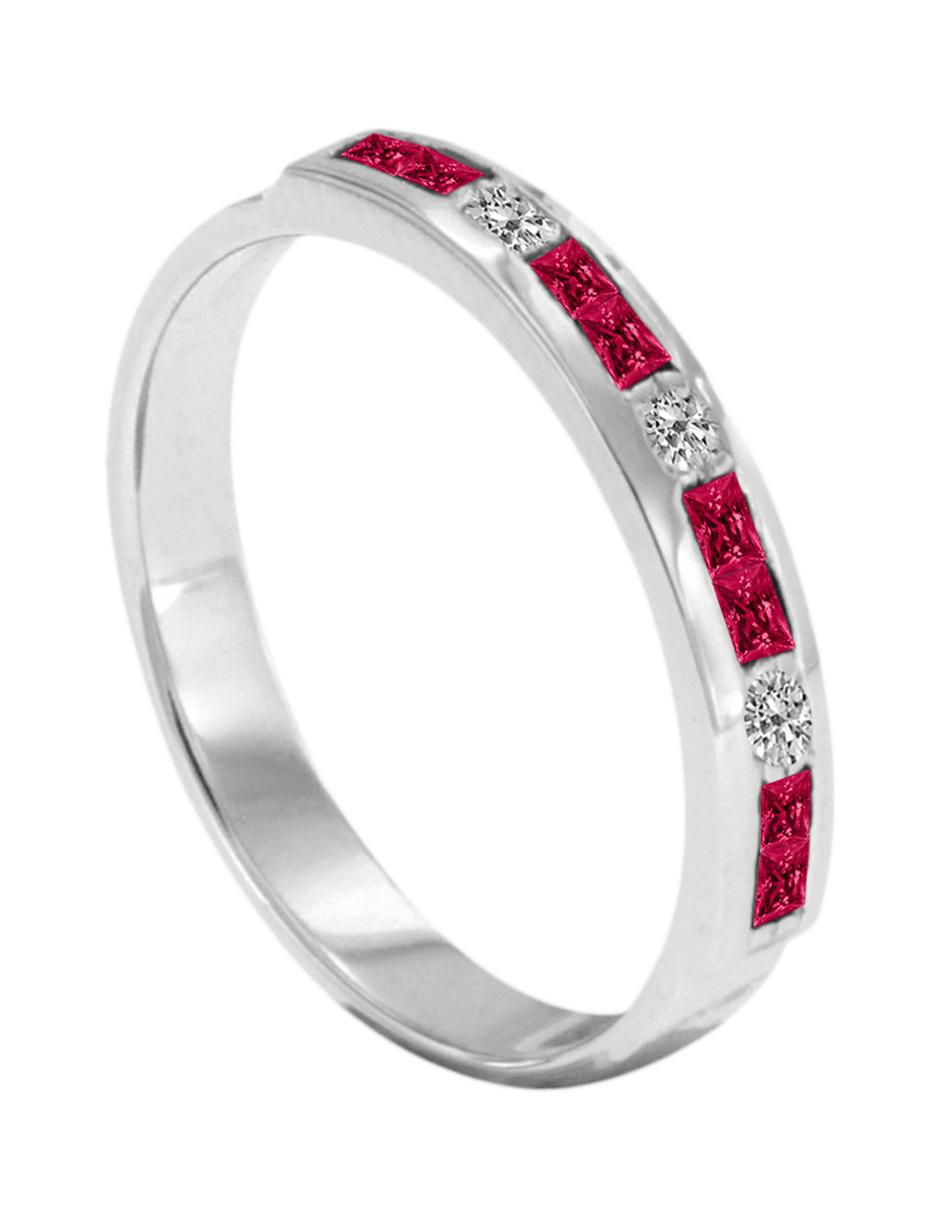 Churumbela 14 k Fascinare Mare rubí y diamante 4