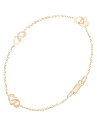 Pulsera de oro 14 k con acabado pulido 1
