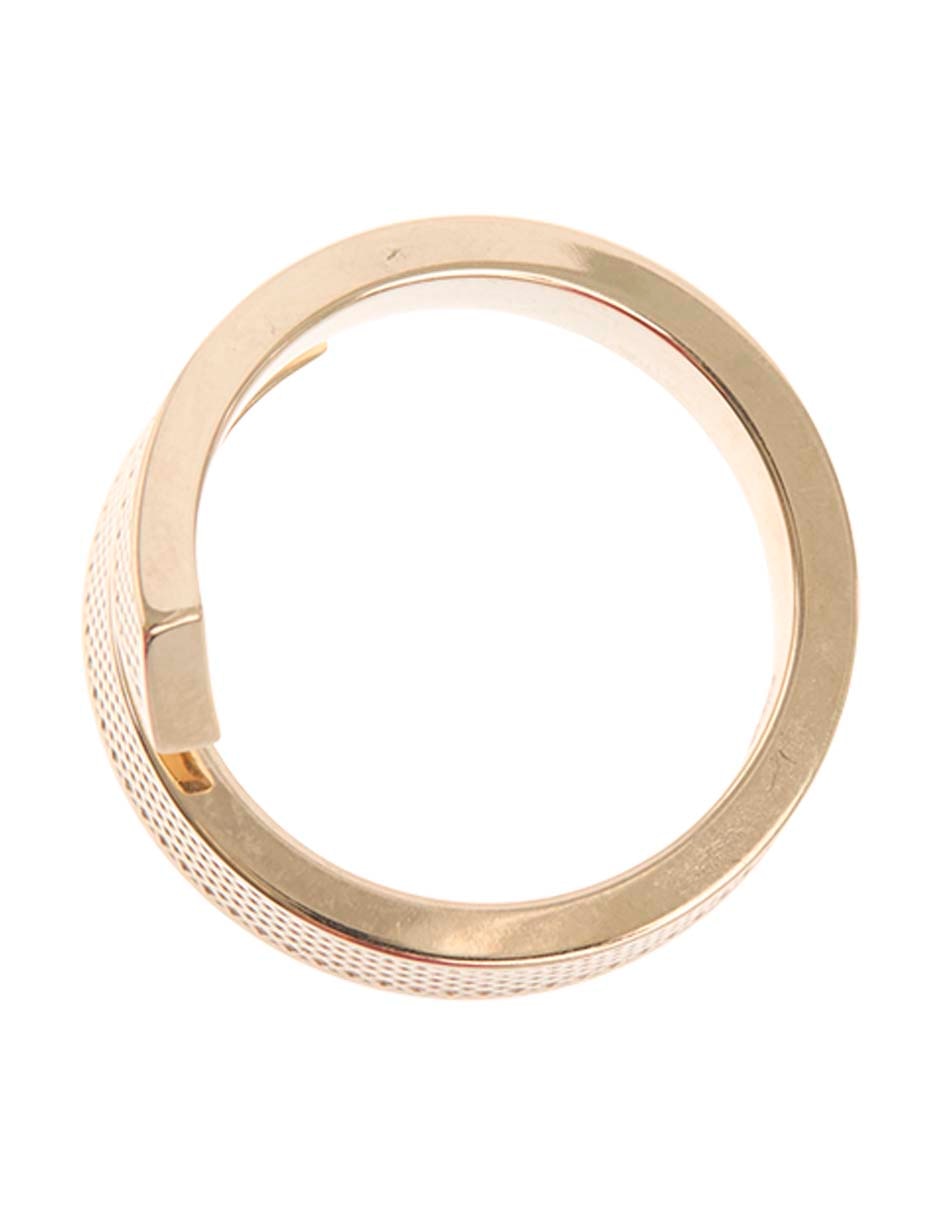 Anillo 14 k de oro brillante 4